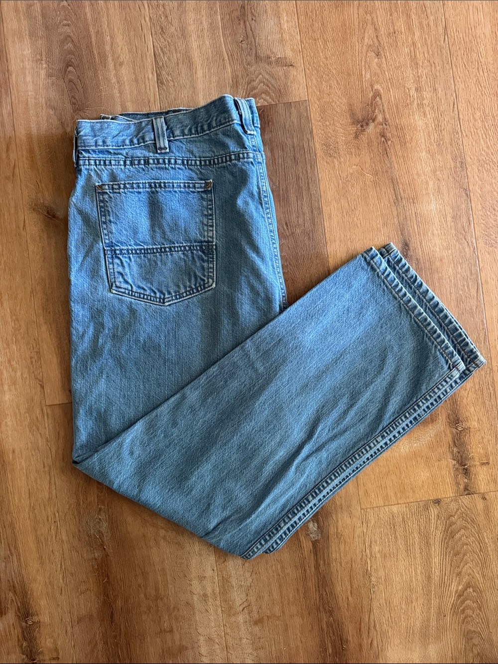Men's Light Blue Relaxed Fit Jeans 42x32 BD5119